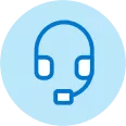 Illustration of a headset to provide ongoing support