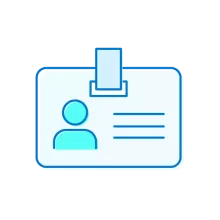 Protect your employees. Illustration of an employee identification card.