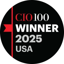 CIO 100 Winner 2025 emblem