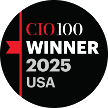 CIO 100 Winner 2025 emblem