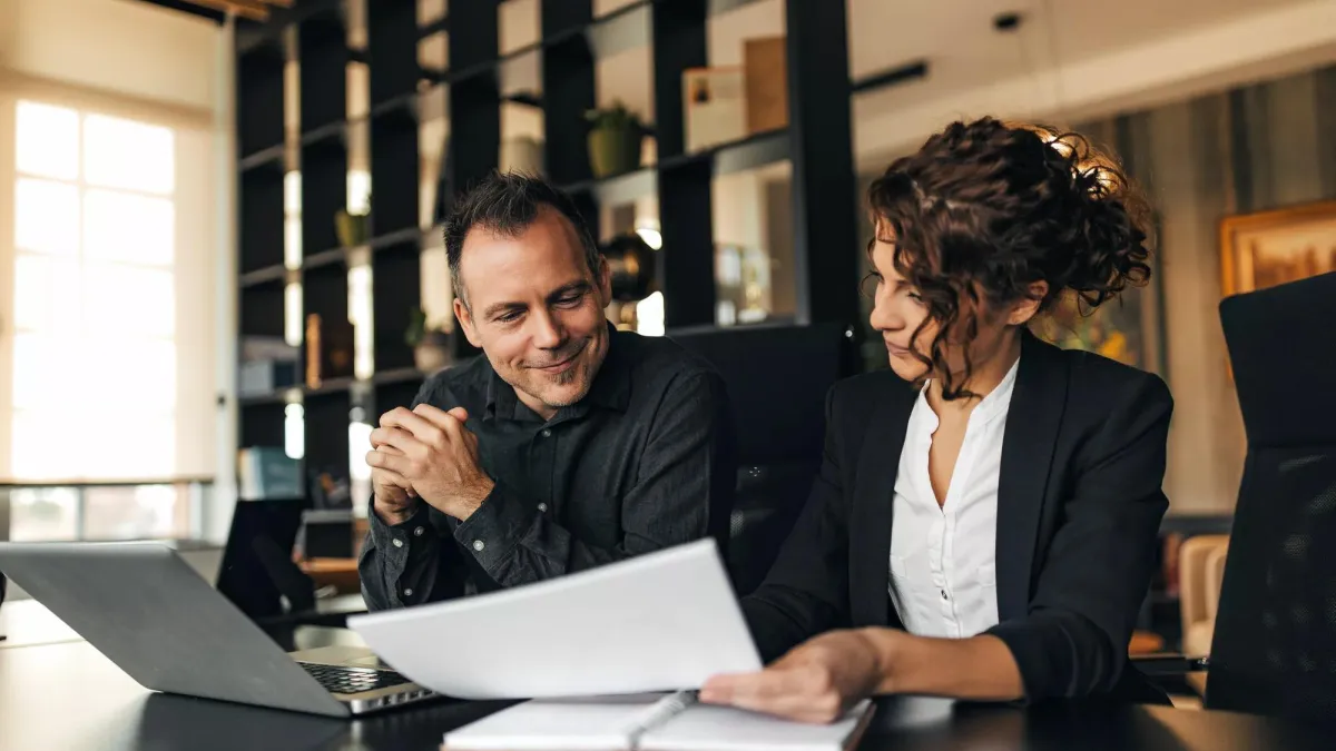 A business owner meeting with a TPA