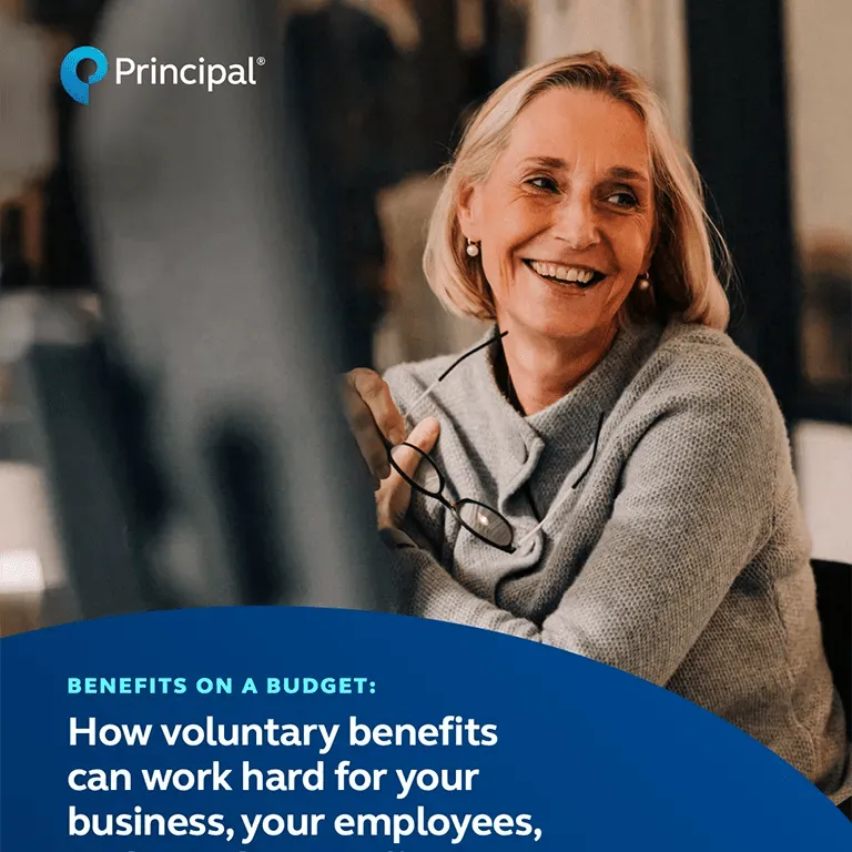 The cover photo of the first page of the Discover more about benefits that your employees want and that work hard for your bottom line pdf file