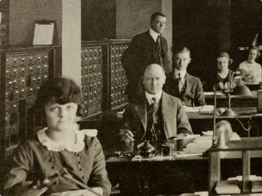 Some of the first Principal employees from the 1890s