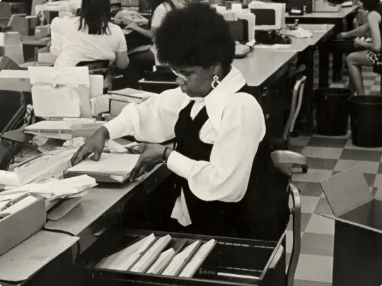 Bankers Life employees in the 1970s