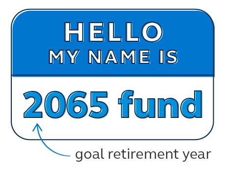 Graphic showing 2065 fund