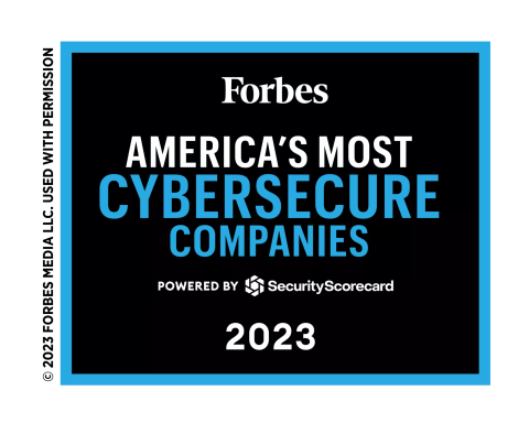 Forbes America's most cybersecure companies 2023