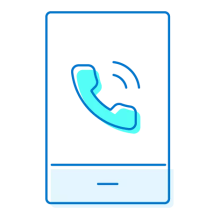 Call us illustration of phone