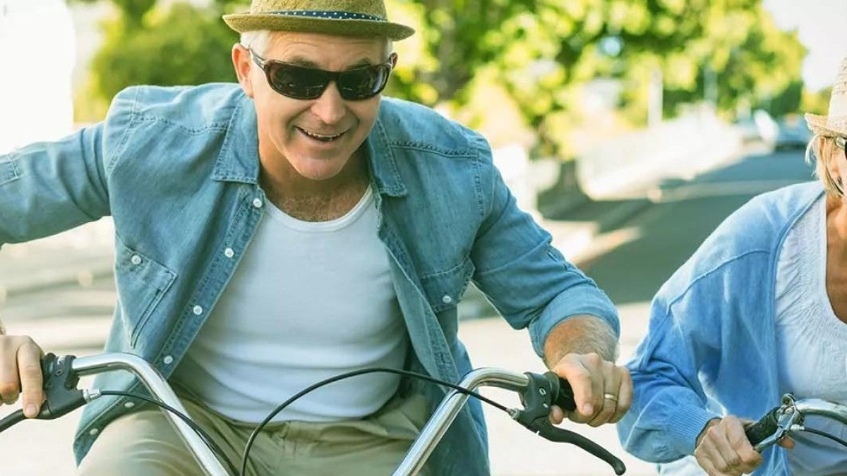 Photo of a couple who have created their paycheck in retirement.