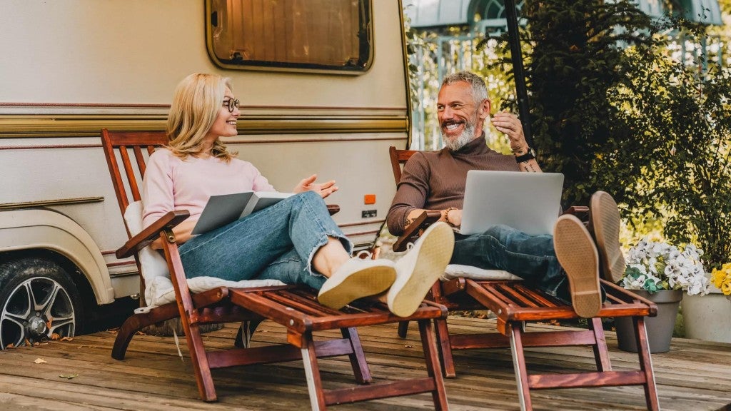 Photo of a couple that has decided they need a personal trust as part of their estate plan.