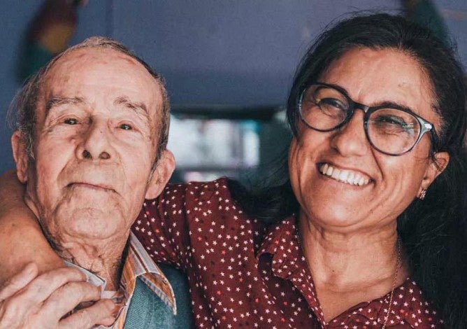 Photo of two family members.