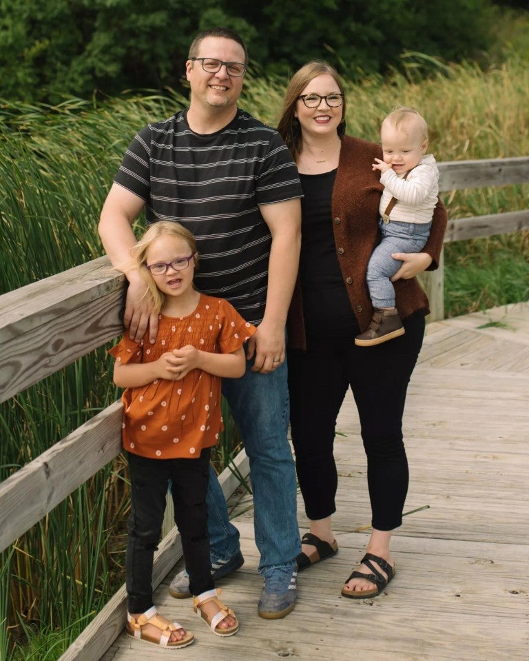 Katie Babcock and her family Katie Babcock and her family