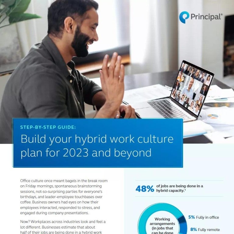 6 steps for building hybrid work culture (PDF).